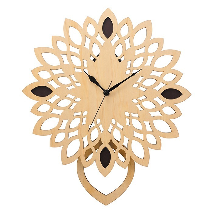 木製振り子時計 ダリア I-31264