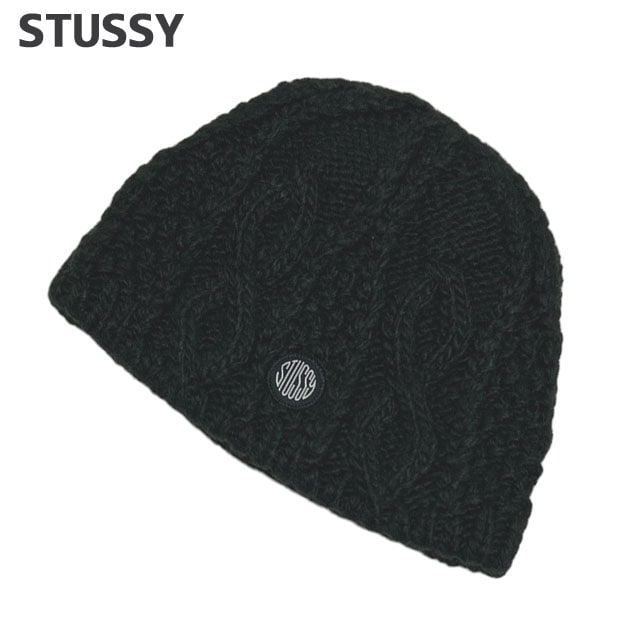ステューシー STUSSY Cable Knit Skullcap Beanieキャップ スケート ストリート エイトボール ストックロゴ ストゥーシー スチューシー 253-000684-011 11,051円