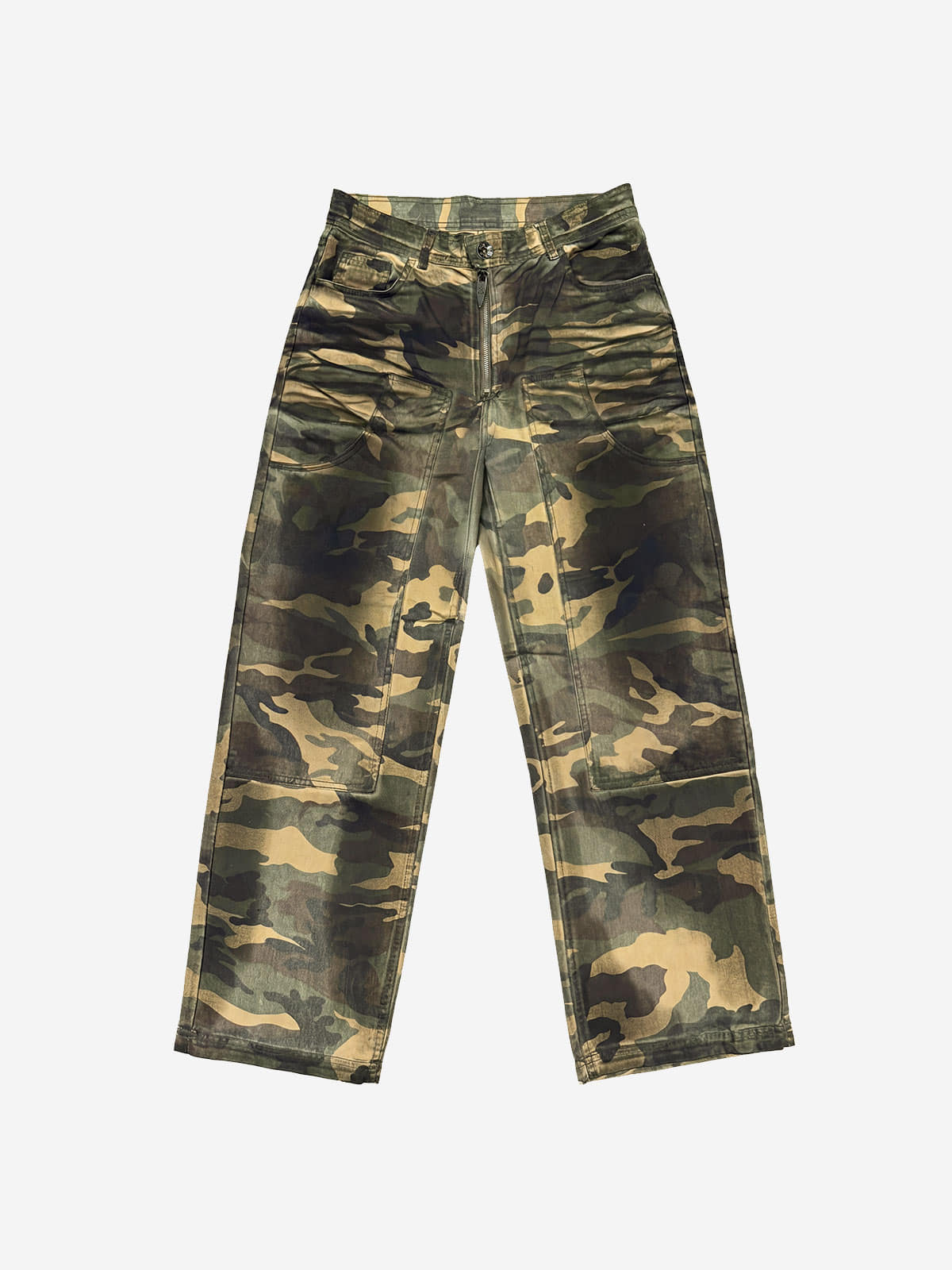 【BLR】26SS Utility Camo Carpenter Pants : Khaki