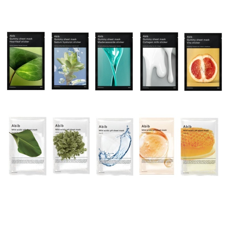 [10枚] ガムシートマスク / 弱酸性pHシートマスク