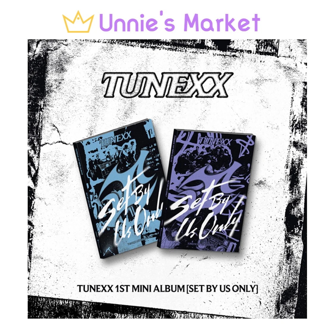 [SET] TUNEXX [SET BY US ONLY] 1st Mini Album (UNSET ver. / US ONLY ver.)