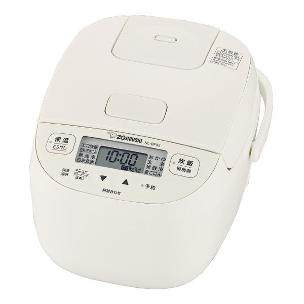 マイコン炊飯ジャー 極め炊き 3合炊き/ソフトホワイト NL-BF05-WZ