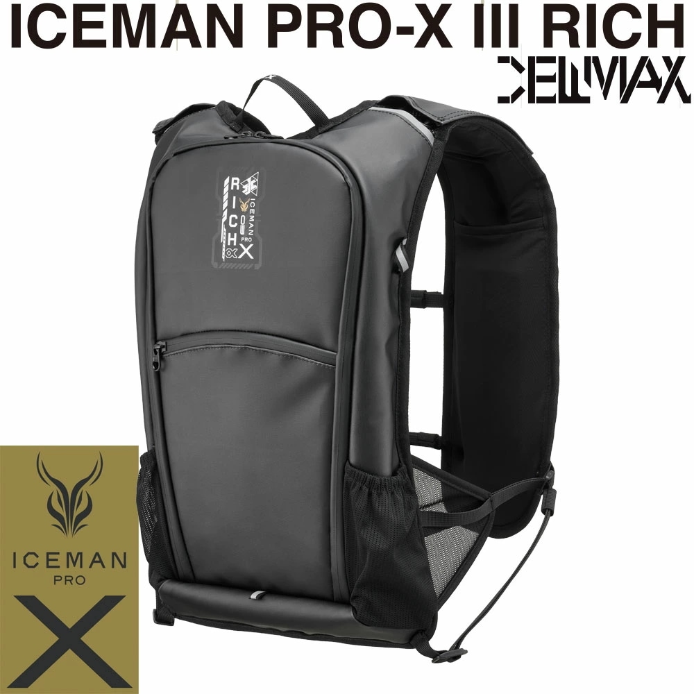 正規店 1年保証 アイスマンPRO-X III リッチ ICMPX3R-BLV-SET 水冷ベスト 5000mAhバッテリー付 ステルスブラック アイスマン PRO-X3