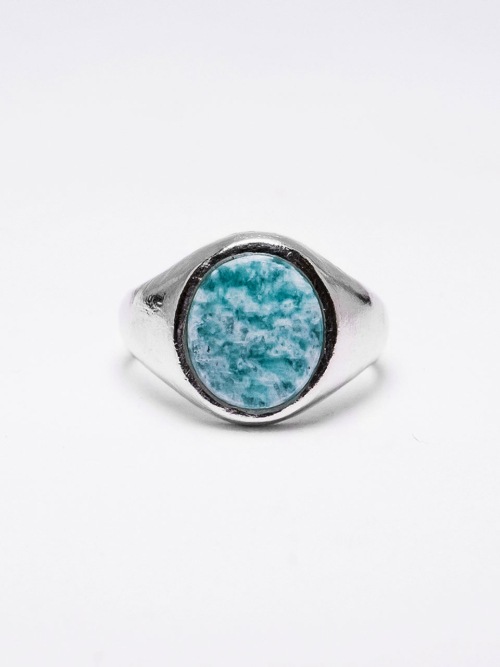 【HARANG】 HR 147R_Amazonite Bold Ring 正規品