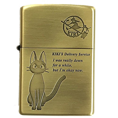 ZIPPOライター スタジオジブリ　 魔女の宅急便 ジジ アンティークゴールド NZ-11