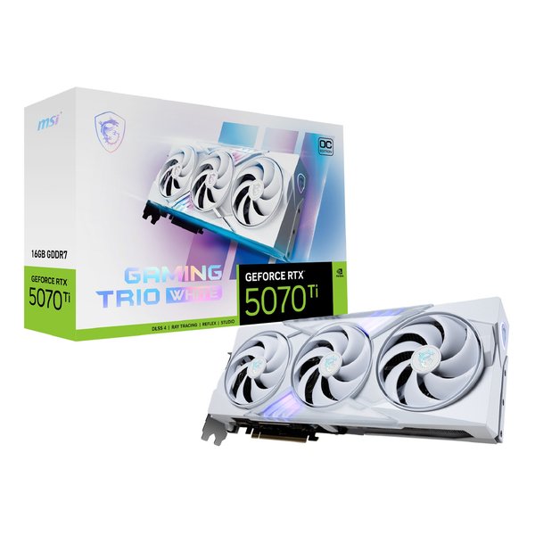 GeForce RTX 5070 Ti 16G GAMING TRIO OC WHITE G507T-16GTCW