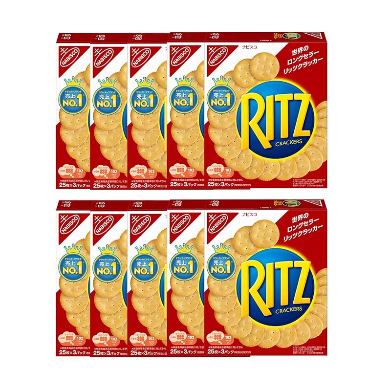 モンデリーズ・ジャパン RITZ(リッツ) ナビスコクラッカーL 247g×10個入