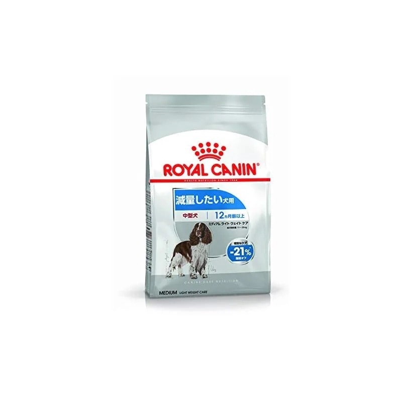 【即納】ロイヤルカナン CCN ミディアムライト ウェイト ケア 3kg（減量したい犬用 中型犬専用 成犬高齢犬用）