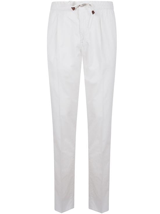 INCOTEX Men Pants 1W0078 9402A 002 WHITE