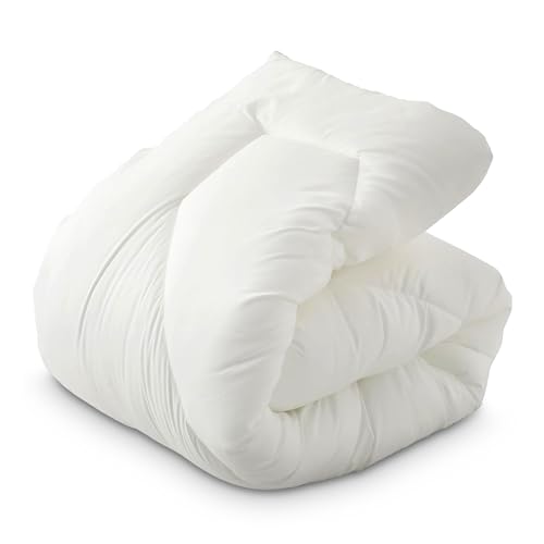 nishikawa 西川 セブンデイズ 掛け布団 シングル ホワイト 熱を逃がさない 空気を含む軽量特殊繊維 体にフィットする特殊キルト構造