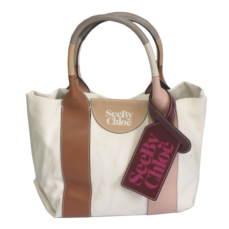 トート CHS22USB62B04 CAM242 コットンキャンバス レザー LAETIZIA CARAMELLO