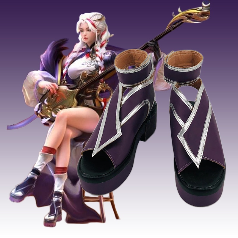 King Of Glory 楊玉環 銀胡心歌 Cos 靴 コスプレ コミック展示 二次元