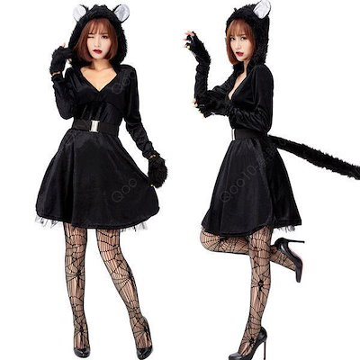 Qoo10] 黒猫 コスプレ ネコ 猫 仮装 レディー