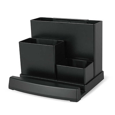 他サイト： デスクオーガナイザー スチール製 ブラック カール事務器 TS-003-Kの商品画像