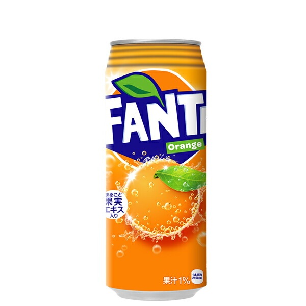 ファンタオレンジ 缶 500ml 炭酸飲料 5ケース 24本 合計 120本