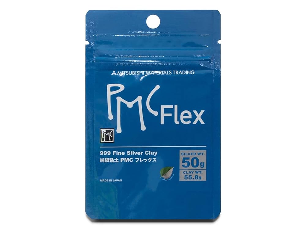 PMC フレックスメタルクレイ シルバー 50グラム