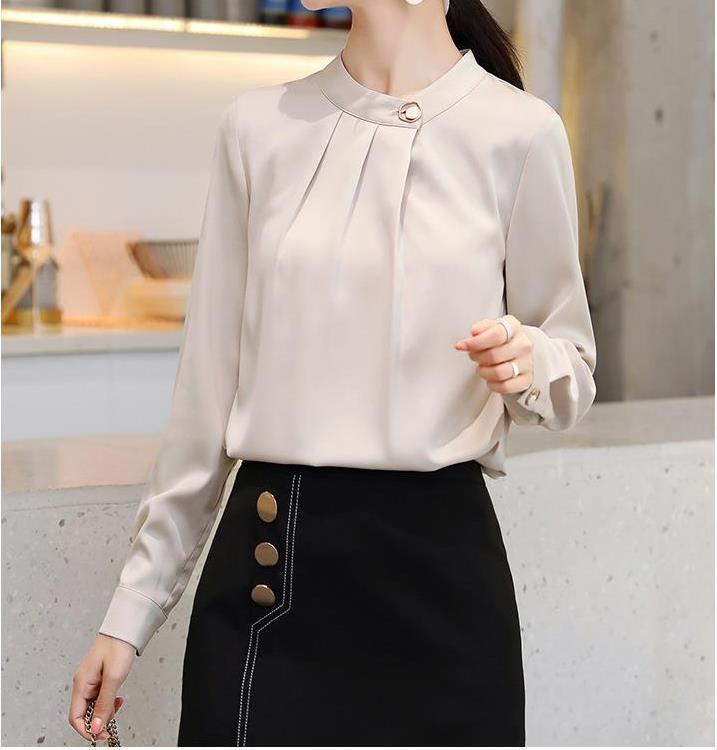 レディース シフォン シャツ レディース 春秋新作 長袖 トップス ファッション 外国風 ボトムスシャツ 6,089円