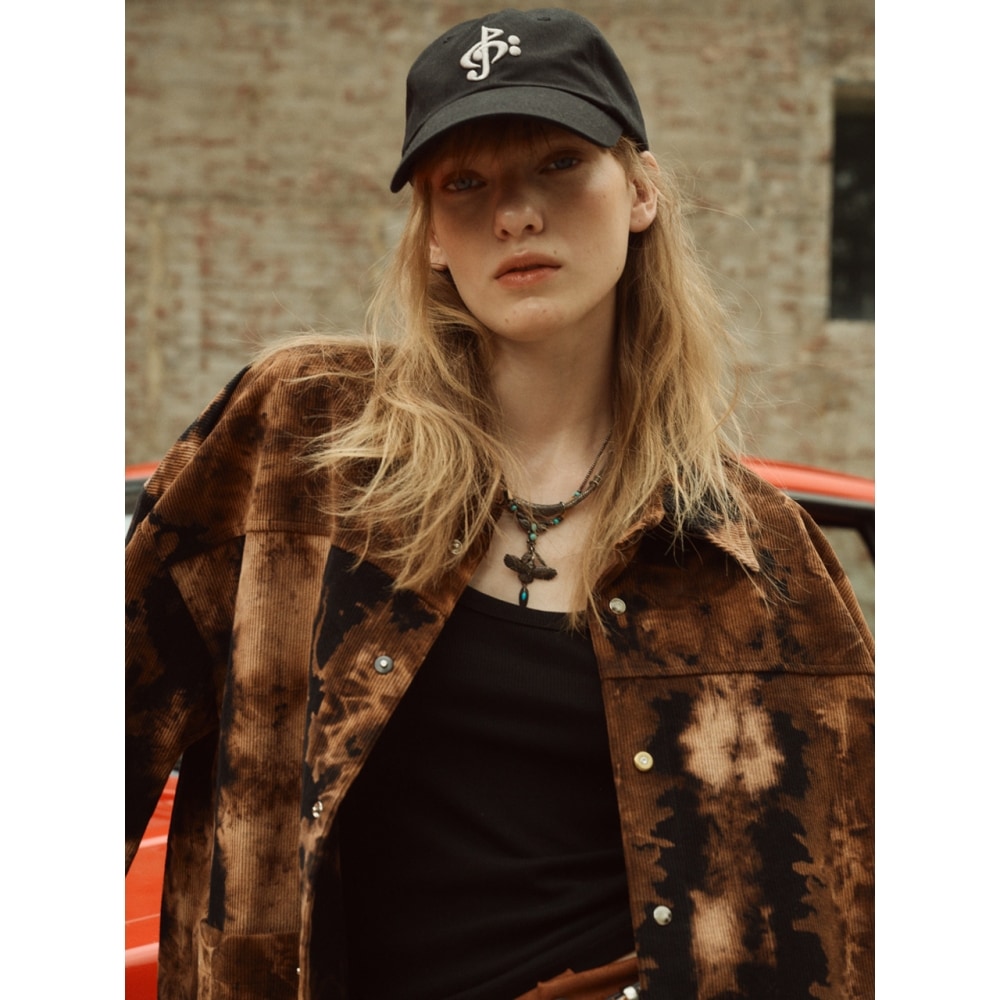 2113 スタジオコーデュロイオーバーサイズジャケットブラック