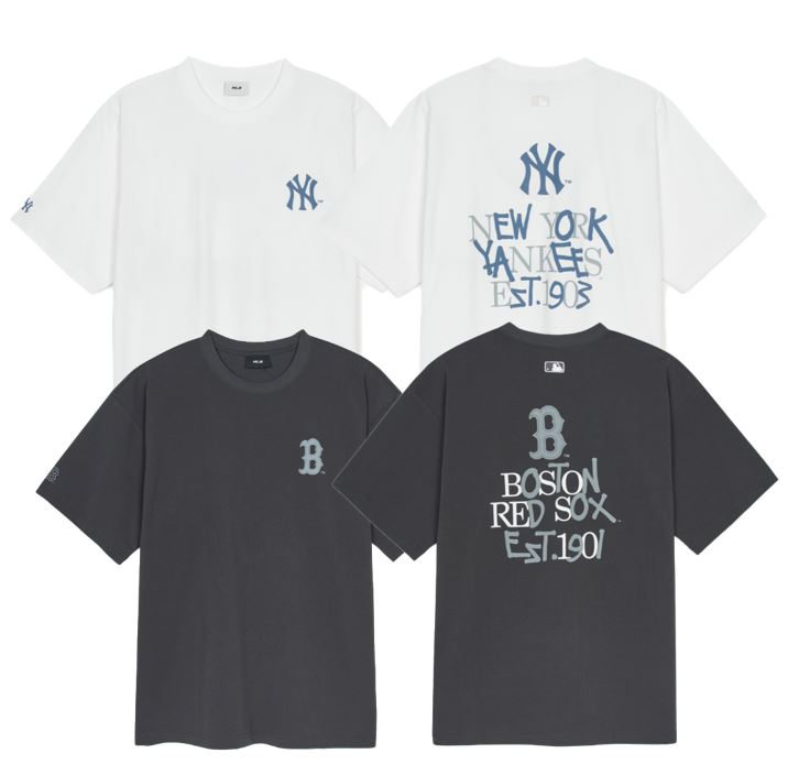 Basic Letter Mega Overfit T-Shirt 3ATSB0753-50WHS, 3ATSB0753-43CGS 8,058円