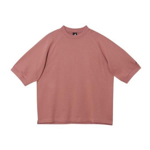 半袖Tシャツ CQK KRFC-ST28160DP パルス マイクロ ベロア ラグラン Tシャツ 2816 ダスティピンク