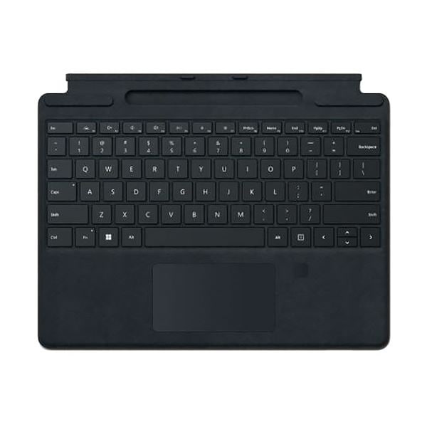 Surface Pro指紋認証センサー付 Signatureキーボード（英語版） ブラック 1台