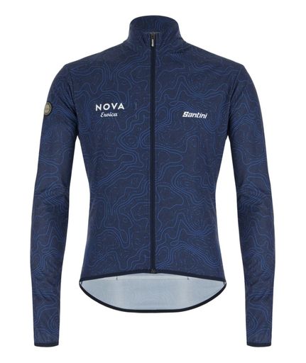 [サンティーニ] サイクルジャケット ARTE WIND JACKET エロイカ ネビュラ ウィンドジャケット メンズ ブルー