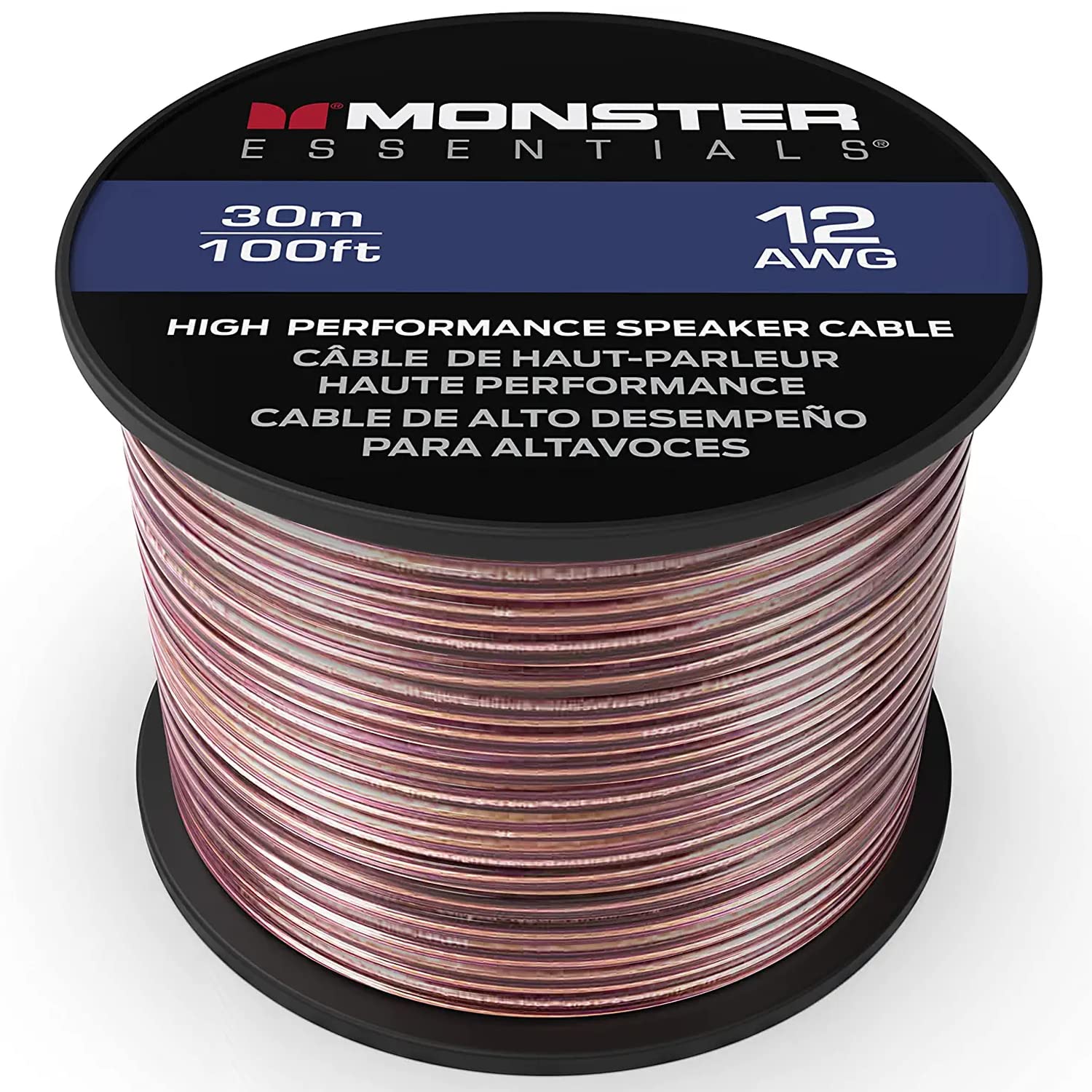 モンスター(Monster) スピーカーケーブル 12ゲージ 1巻 30.48m (100ft)ME-S12-30M【国内正規品】