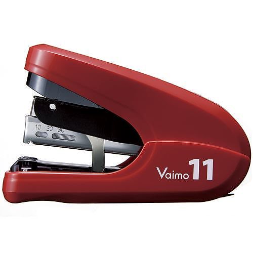 （まとめ買い）フラットホッチキスバイモ11フラット赤 HD-11FLK/R 00071126 [x3]