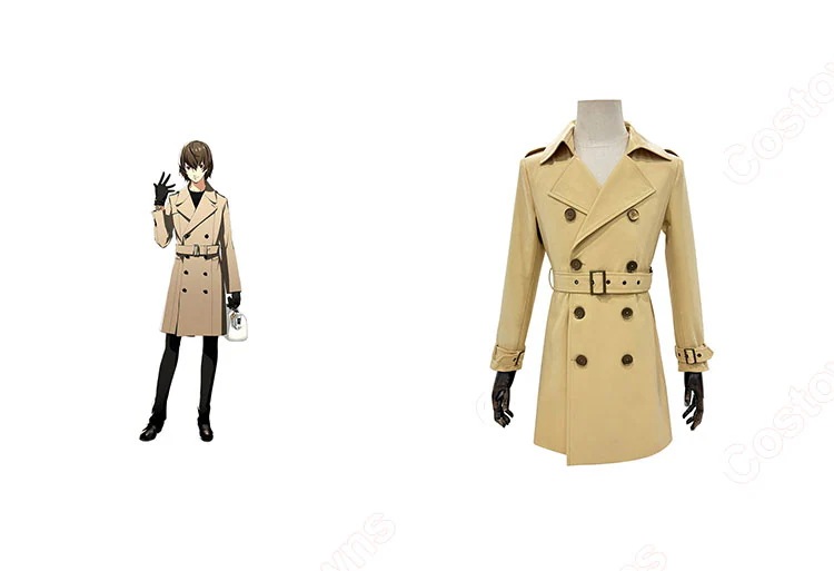 ペルソナ5 ザ・ロイヤル 明智吾郎 コスプレ衣装 明智吾郎モデル トレンチコート 冬服
