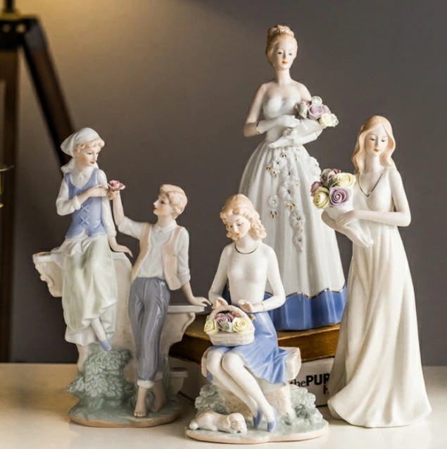 人物 置物 陶器 bbq209