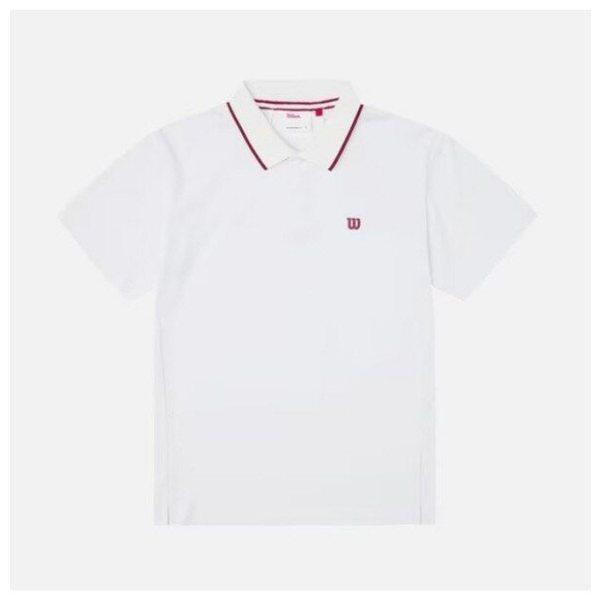M 半袖Tシャツ LQC W243001TPS71-WHT テニス ポロシャツ
