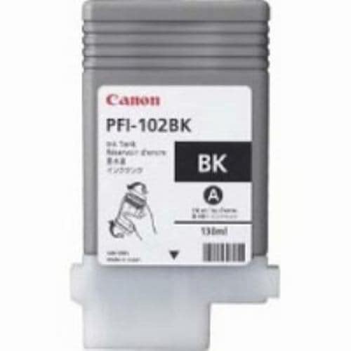 キヤノン PFI-102BK 【純正】 imagePROGRAF用インクタンク 染料ブラック 130ml