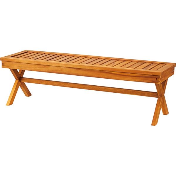 ベンチ/ベンチチェア 幅151cm奥行45cm高さ45cm 木製 リビング ダイニング 組立品