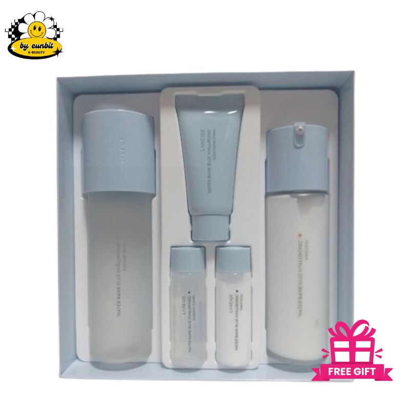 ウォーターバンク ブルー ヒアルロニック 2ステップ エッセンシャル 中乾性用 基礎 2点セット [ランダムマスクパック1枚プレゼント]