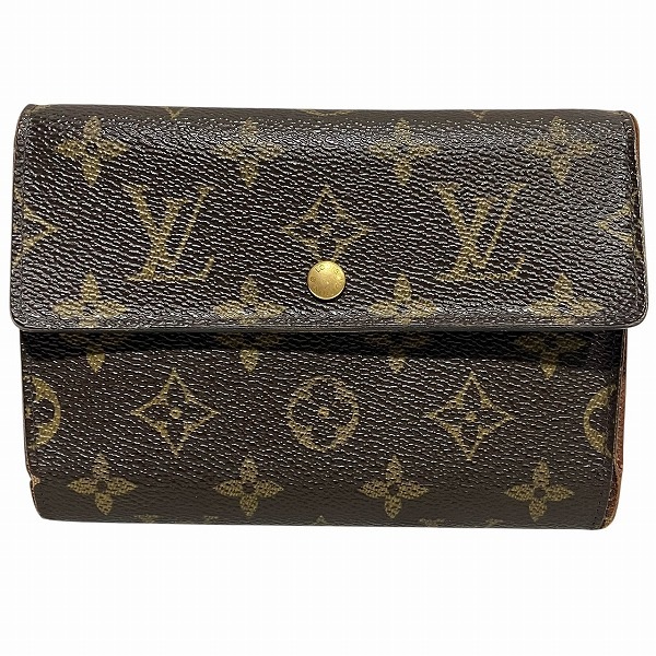 ルイヴィトン ポルト トレゾー エテュイ シェキエ M61200 3つ折り財布 【中古】