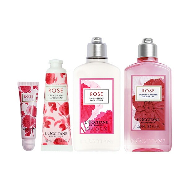 ギフトセット シャワージェル ボディソープ 洗浄料 250ml ボディミルク 乳液 250ml ジェリーフレグランス 10ml ハンドクリーム 30ml 4点セット