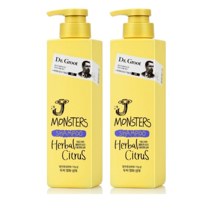 J モンスターズ 頭皮浄化 機能性シャンプー ハーバルシトラスの香り 400ml × 2個