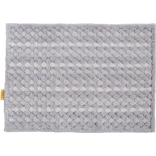 オカ 乾度良好 抗カビプラス バスマット 約50x70cm グレー