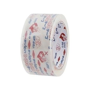 パイロン 宅配小包用らくはる粘着テープ（OPP） 50mmx50m 1セット（60巻）