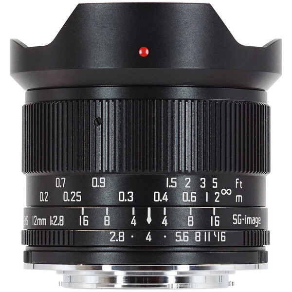 SG-image SG 12mm F2.8 MFT C ブラック 単焦点レンズ (マイクロフォーサーズマウント)