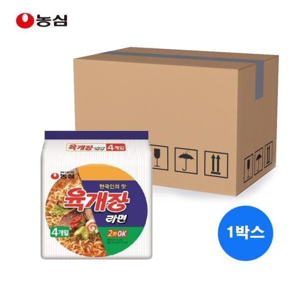 農心 ユッケジャンラーメン 4入 マルチパック x 8P (32袋)
