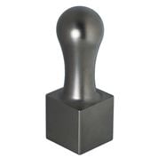 角印 法人印鑑 会社印 ブラストブラック 天角 21mm スワロフスキー アタリ はんこ ハンコ 印