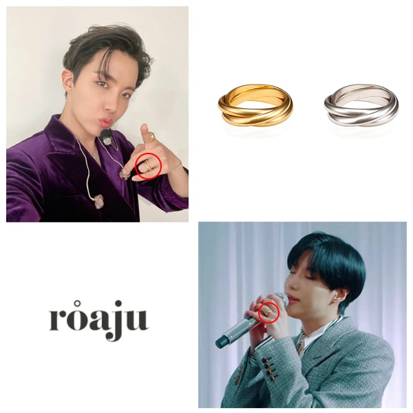 BTS着用 SHINEE着用 EXO着用 slurp ring (2COLOR)