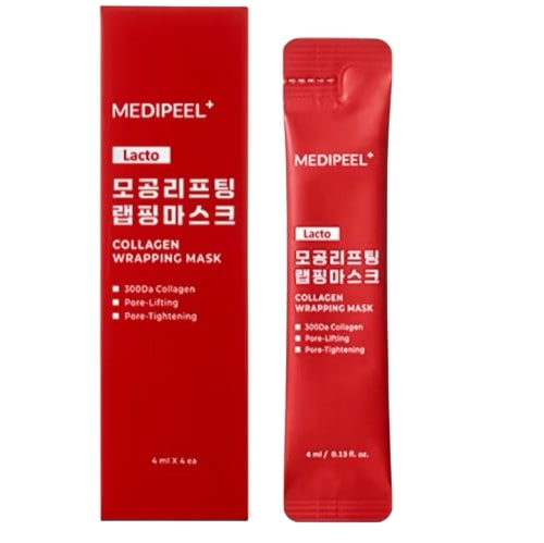 ラクト 毛穴 リフティング コラーゲン ラッピング マスク 4ml 4個入り*1箱[12個]48回分