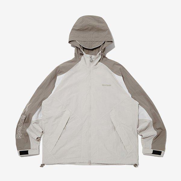 フーディーウィンドブレーカー アイボリーベージュ REJU5FJ17I4