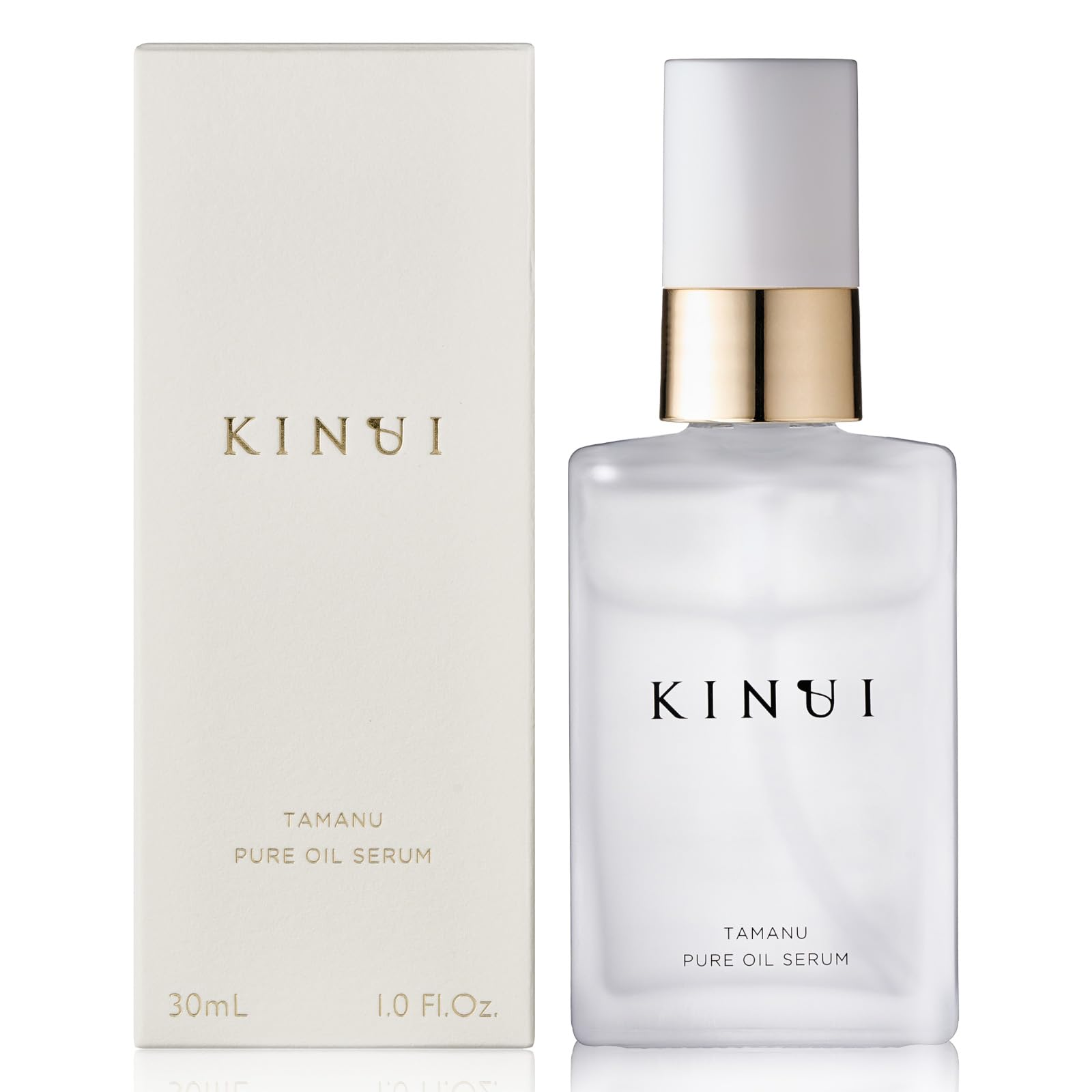 KINUI 導入美容液 タマヌピュアオイルセラム 30ml ピーリング 美容液 ブースター 導入化粧水 タマヌオイル レチノール ビタミンC誘導体 ビタミンE 発酵美容成分 海洋深層水