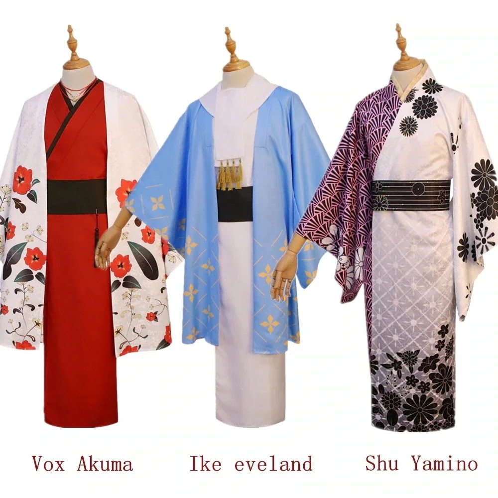 Vox コスプレ衣装期間限定30％ Yamino 着物 VTuber Ike コスチューム バーチャルライバーパーティーイベント用品コスプレ変装仮装