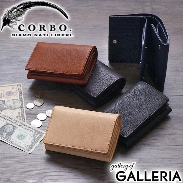コルボ CORBO 財布 コルボ 二つ折り財布 GOAT ゴート メンズ 革 レザー corbo. 1LJ-1306