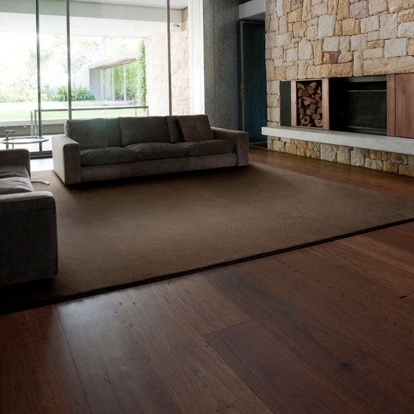 スミノエ 防炎・消臭 ラグ スミトロンニューサキソニー 100×140cm ブラウン メーカー直送