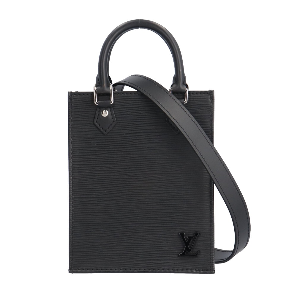 ルイヴィトン プティットサックプラ エピ ショルダーバッグ エピレザー M69441 ブラック LOUIS VUITTON 中古